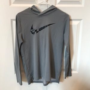 Nike Dri-Fit long sleeve pullover hoodie, lightweight
